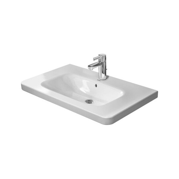 Furniture Basin 31" Durastyle w/Overflow+FaucetDeck, 1 Hole Wh